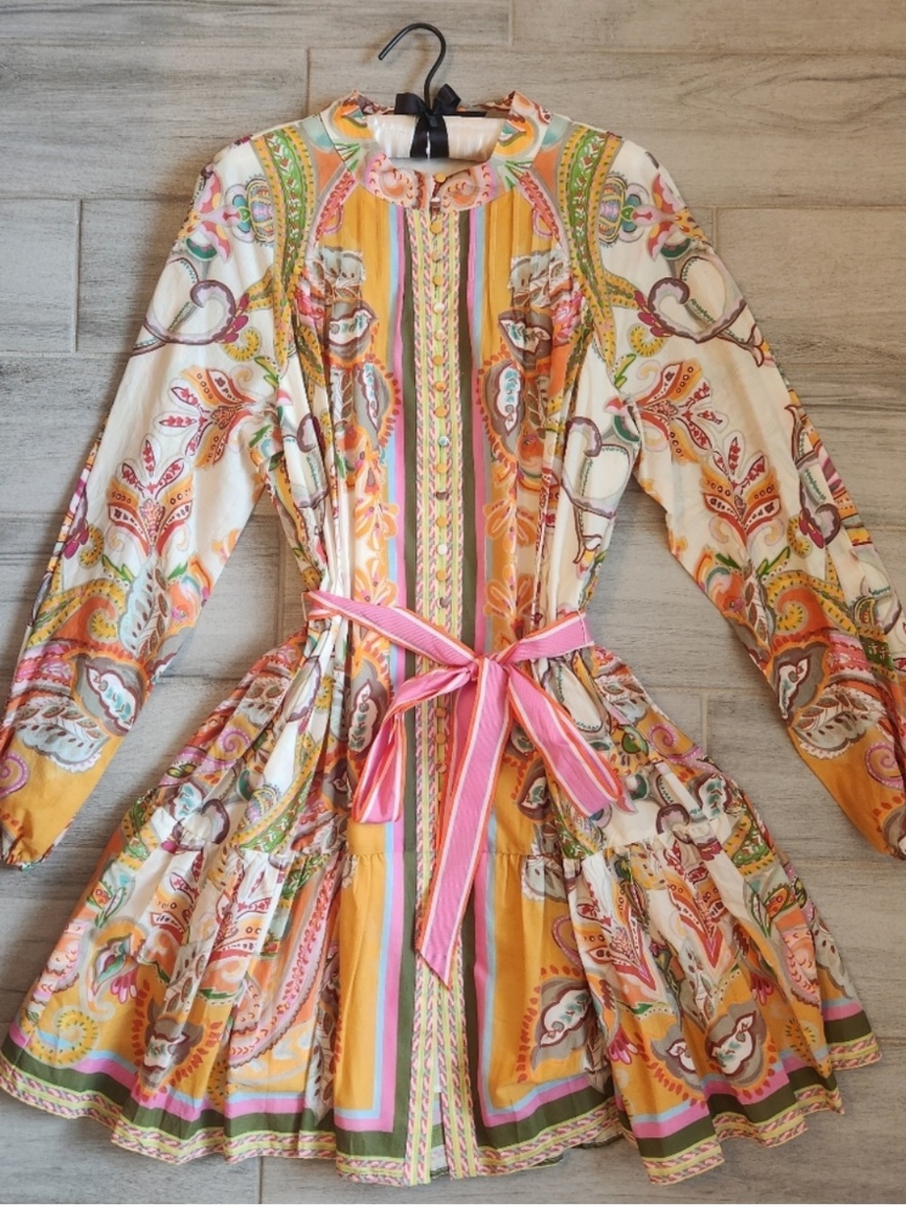 Antonio Melani Brynn Pink printed mini dress Size 6 - Picture 8 of 14